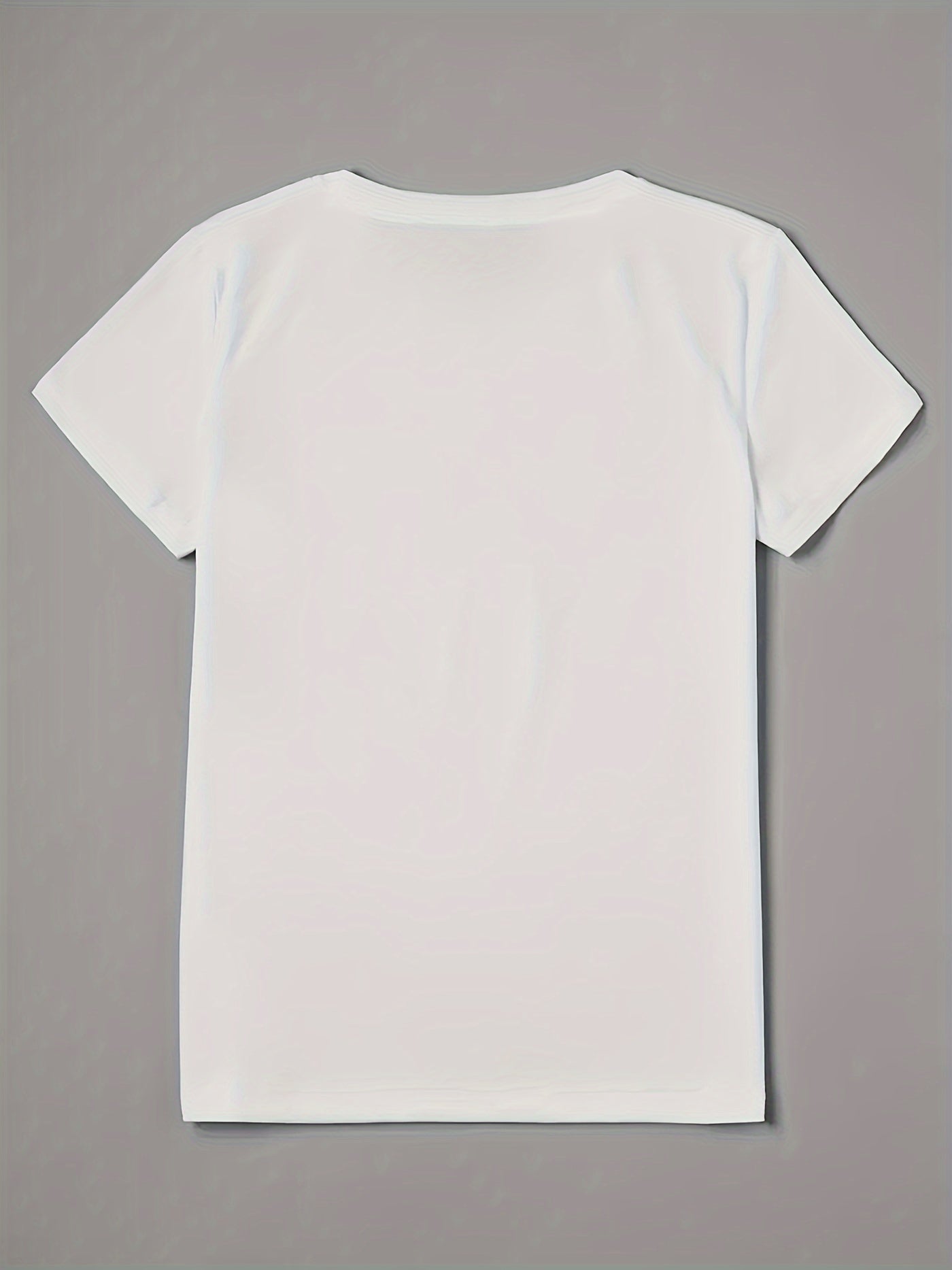 T-shirt Femme Style Décontracté Imprimé Cœur Volant pour Look Estival et Moderne