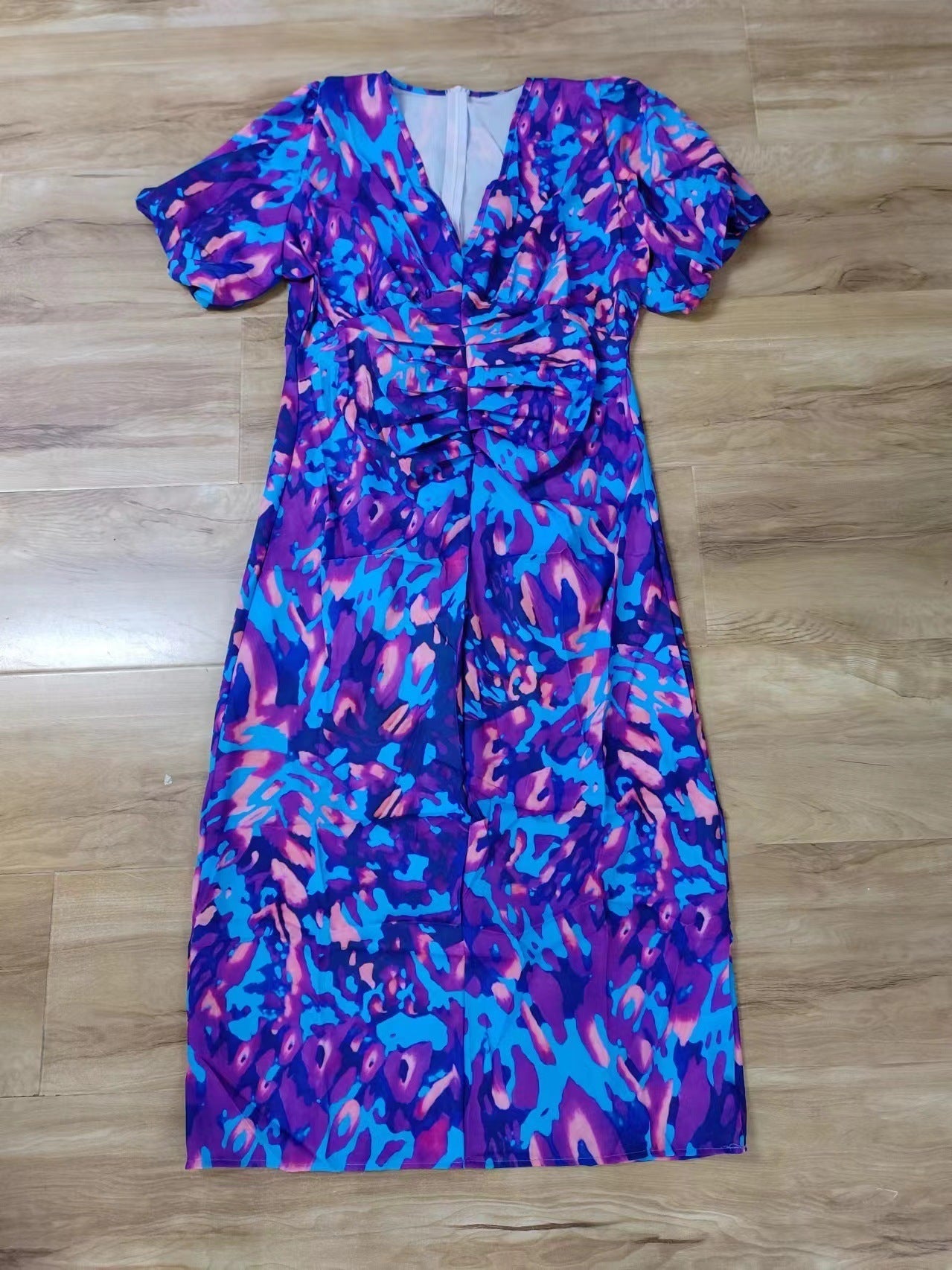 Robe longue élégante à manches bouffantes pour femme - Style tendance soirée et événement