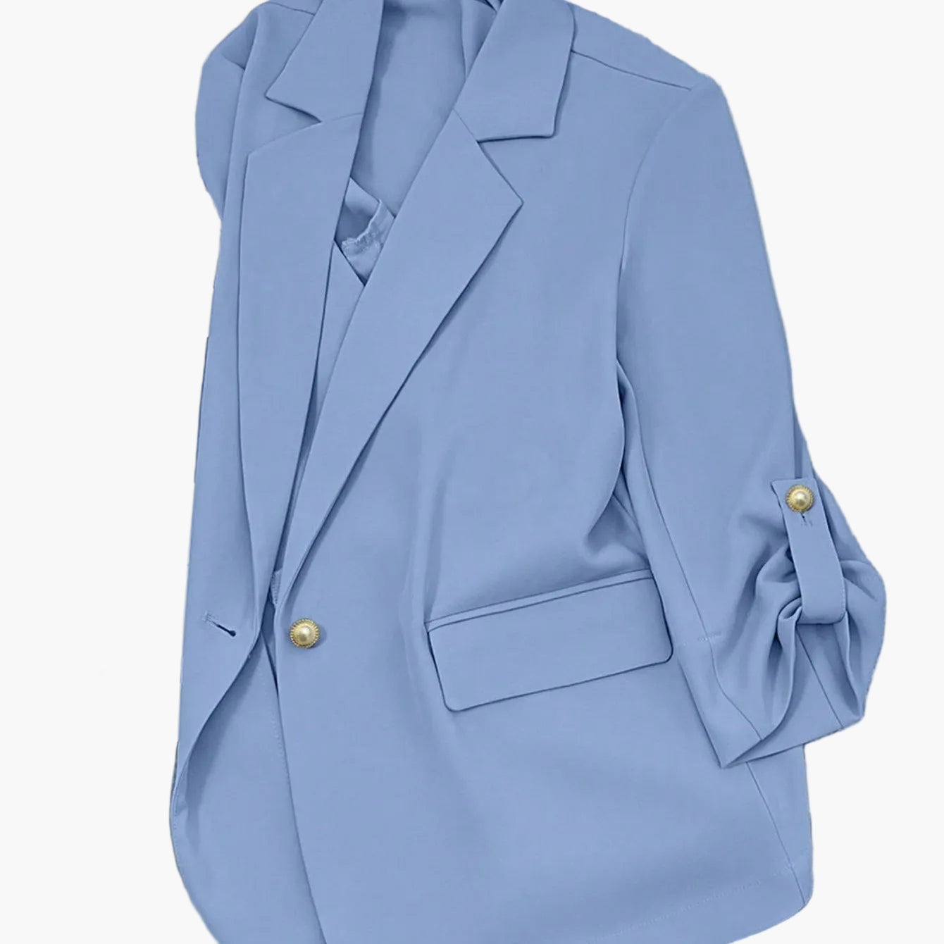 Blazer Femme Élégant Manches Longues Style Décontracté pour Bureau ou Sortie
