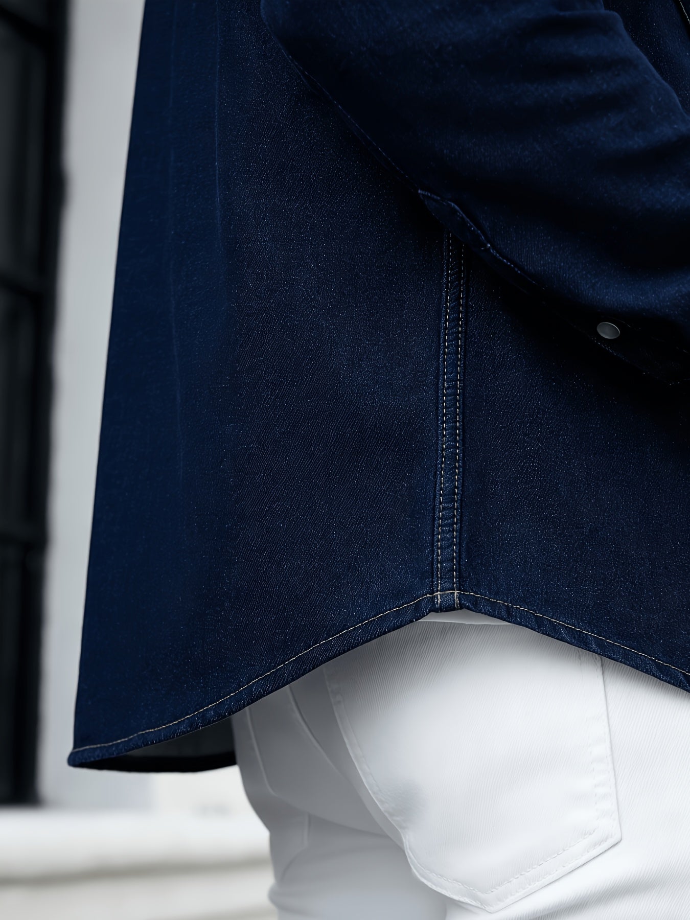 Chemise casual à boutons pour homme style urbain tendance
