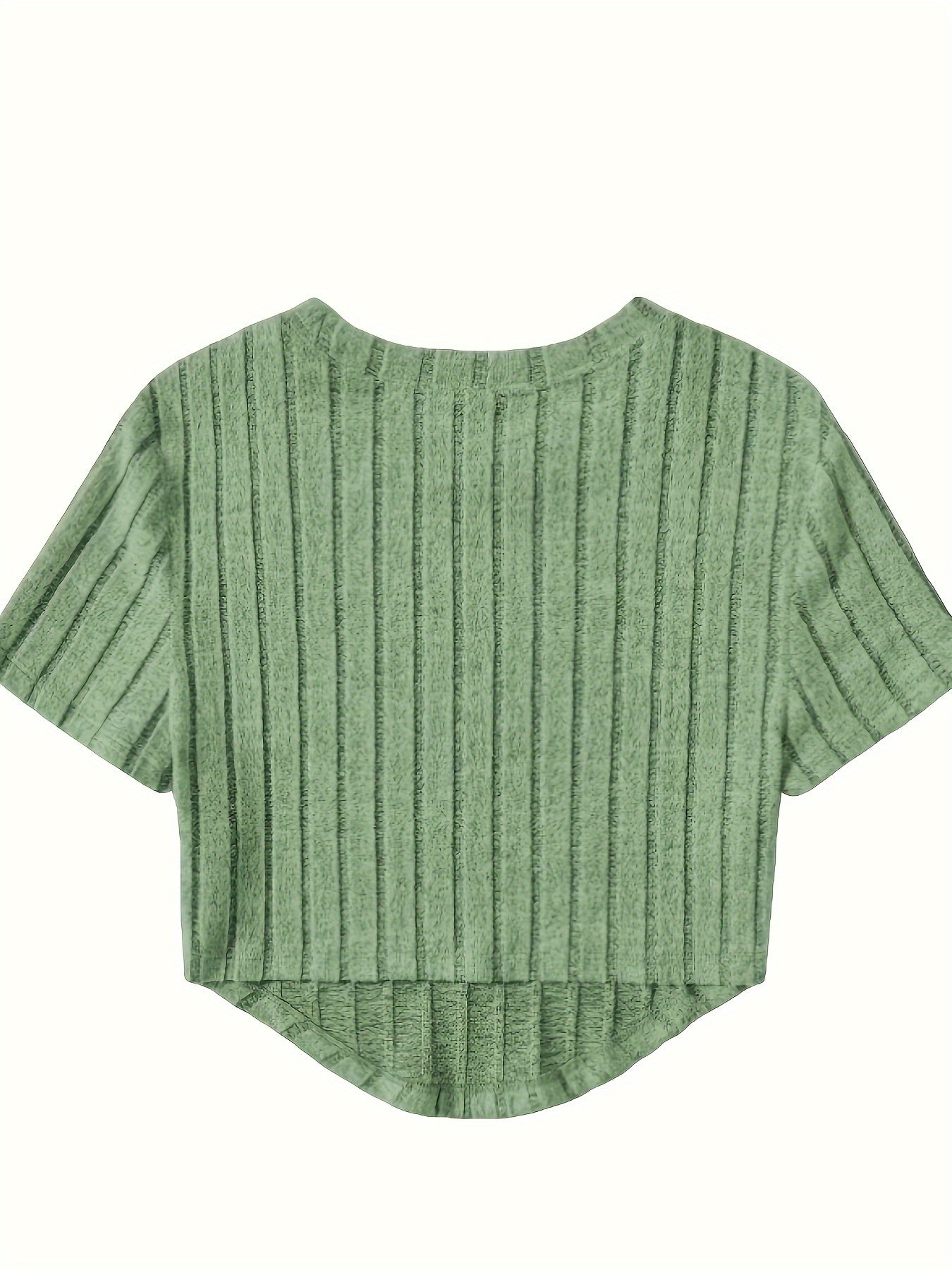 T-shirt Femme Style Décontracté à Manches Courtes Col Rond – Idéal pour l'Été et les Loisirs