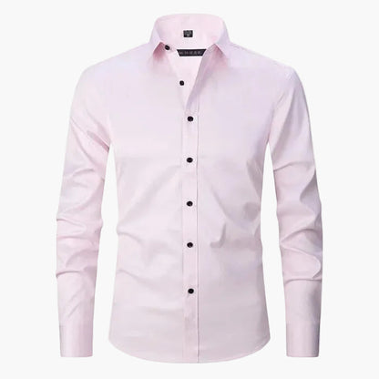 Chemise Slim Fit Homme Élégante Business & Casual – Manches Longues, Style Moderne