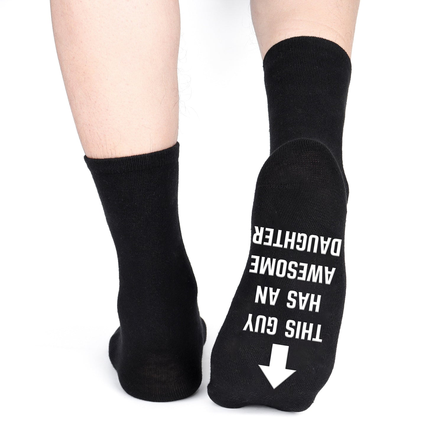 Men's novelty socks – Original gift for dad – Humorous style 'Best Dad Ever' – Father's Day or birthday accessory
