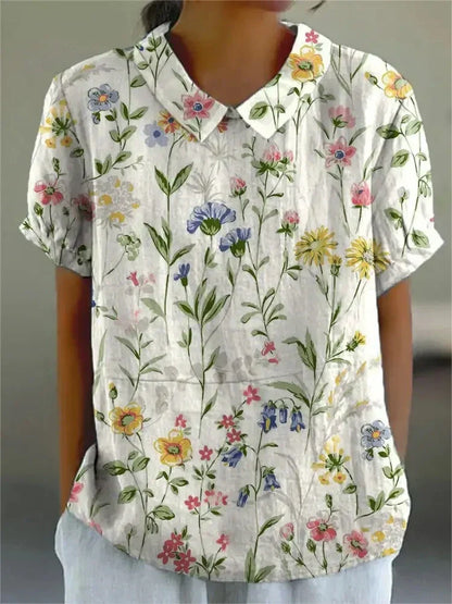 Therese™ - Blouse à Imprimé Floral