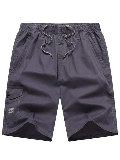Pantaloni Cargo Corti Uomo Multi-tasche per Uso Quotidiano e Tempo Libero