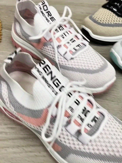 Baskets de sport femme style décontracté pour marche et loisirs