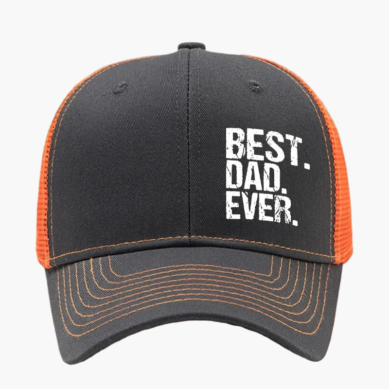 Casquette style trucker pour homme - Meilleur Papa - Accessoire décontracté fête des pères