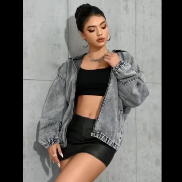 Veste à capuche femme gris délavé avec fermeture éclair
