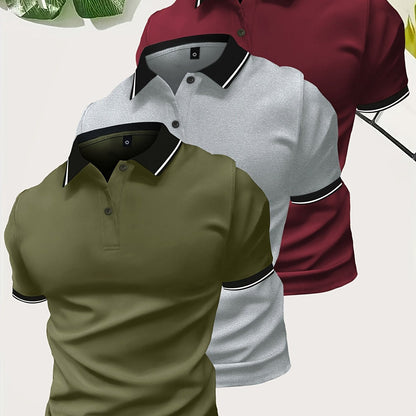 Polo casual pour homme style urbain – Élégance décontractée pour sorties et loisirs