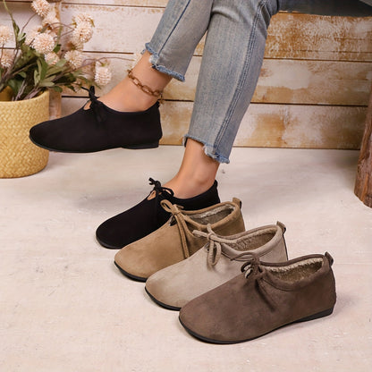 Chaussons Femme Confortables Intérieur Doux Nœud Décoratif Plusieurs Couleurs