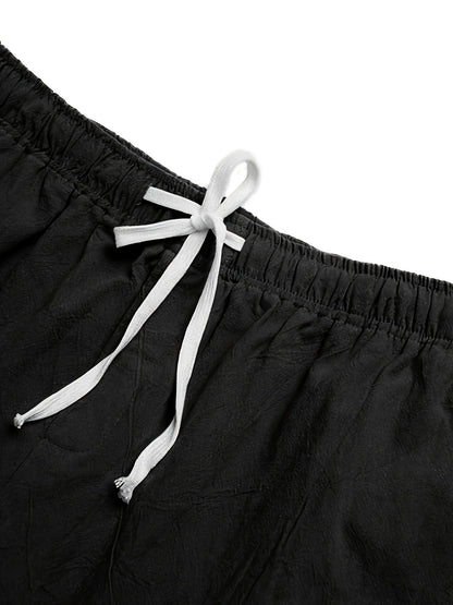 Lässige Herren-Badeshorts mit verstellbarem Kordelzug für Strand oder Pool