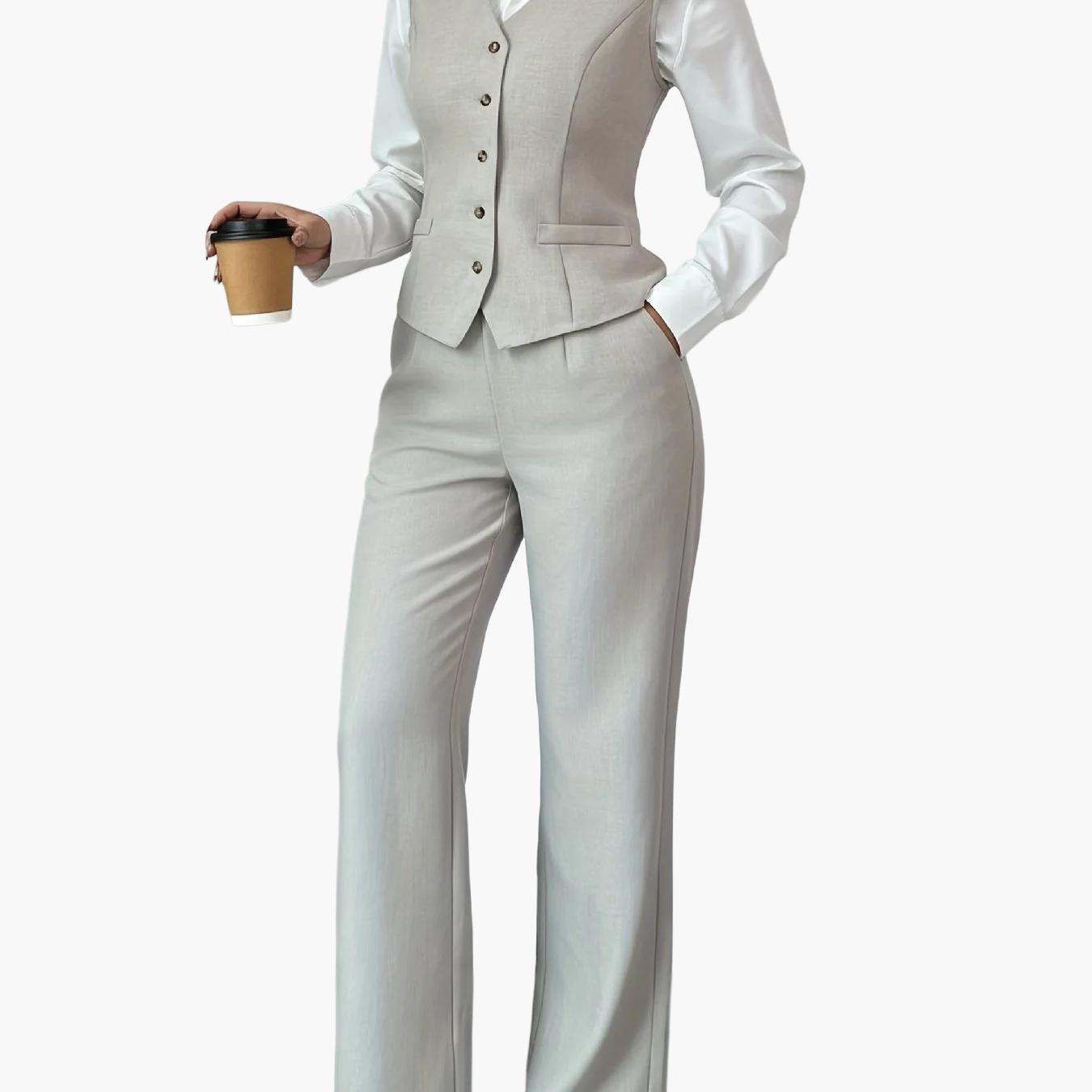 Tailleur Pantalon Femme Élégant Style Professionnel pour Bureau et Réunions