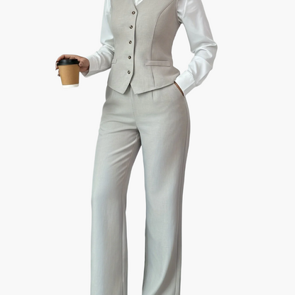 Tailleur Pantalon Femme Élégant Style Professionnel pour Bureau et Réunions