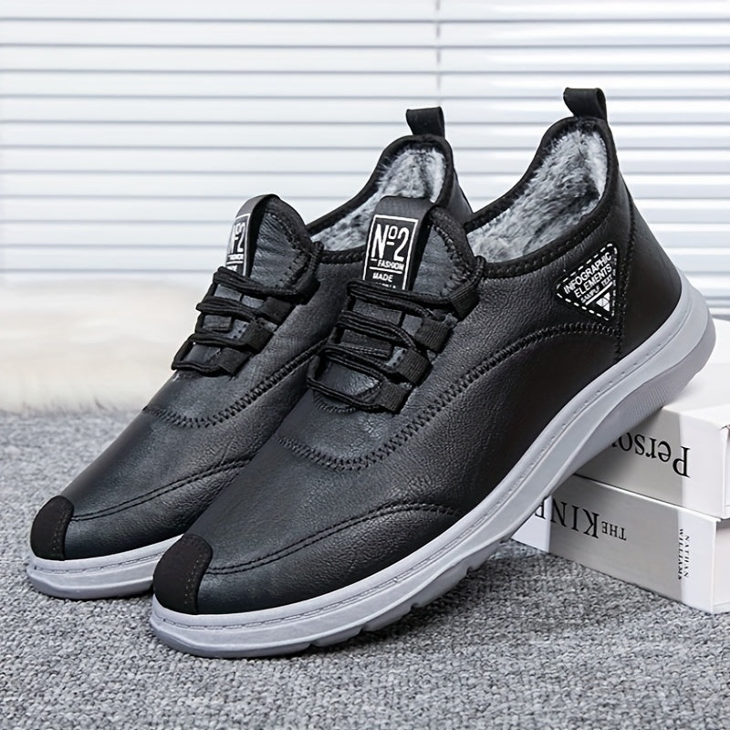 Baskets montantes homme doublure fourrure synthétique noir semelle grise