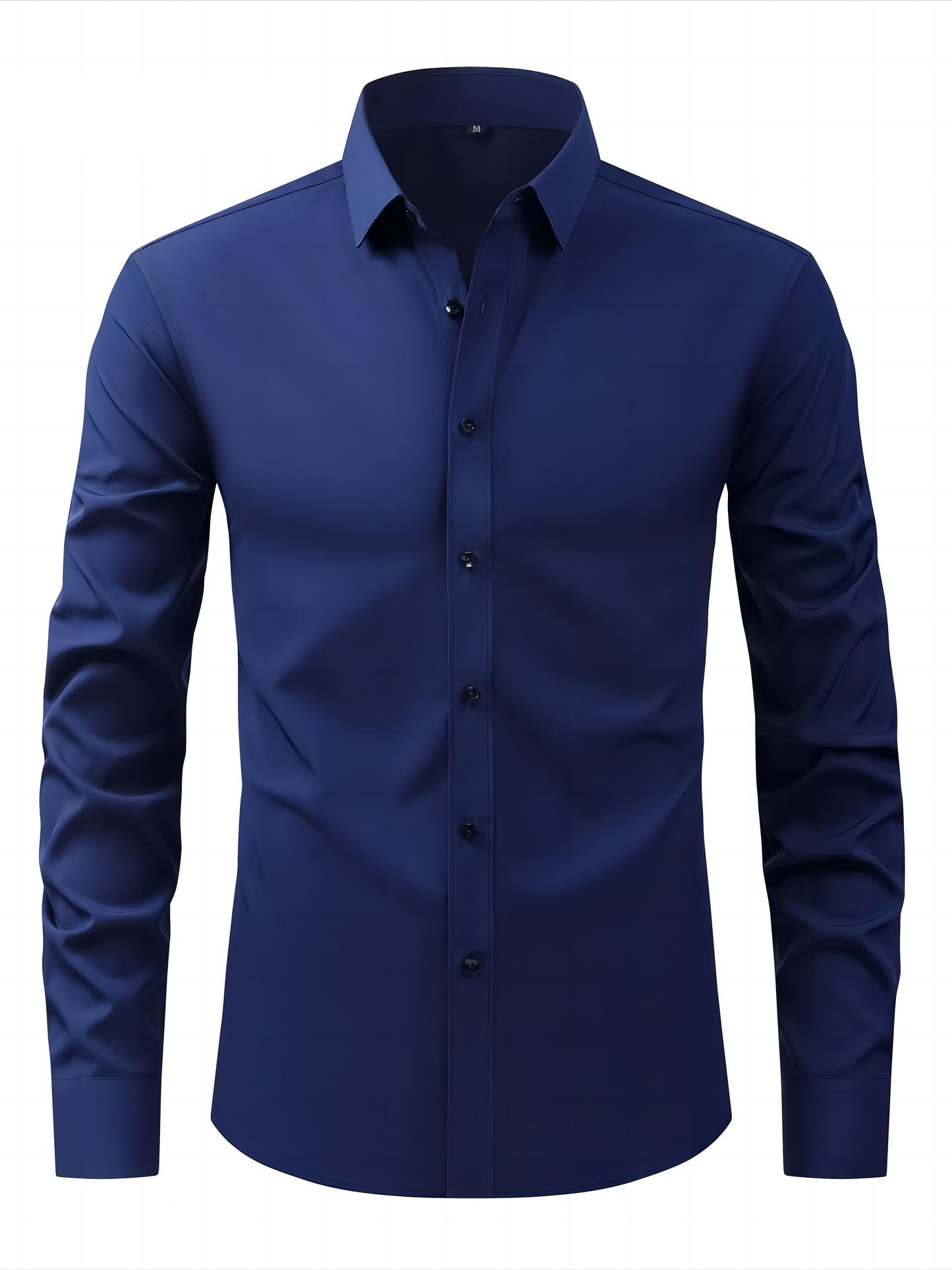 Chemise élégante pour homme à manches longues – Style habillé et décontracté