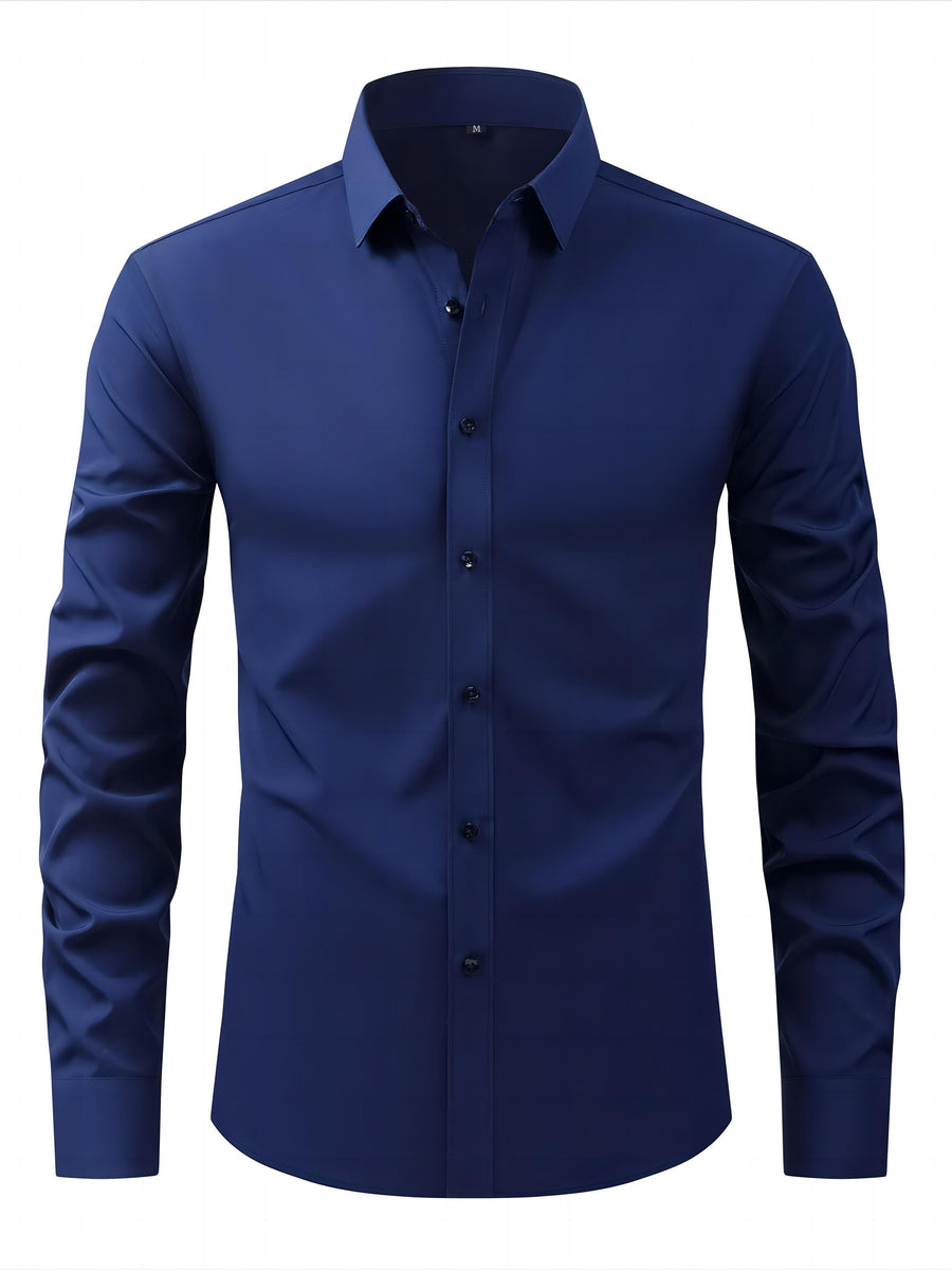 Elegant long-sleeve shirt for men – Dressy and casual style