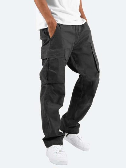 Pantalon cargo homme coupe droite style urbain et fonctionnel