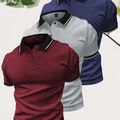 Polo casual pour homme style urbain – Élégance décontractée pour sorties et loisirs