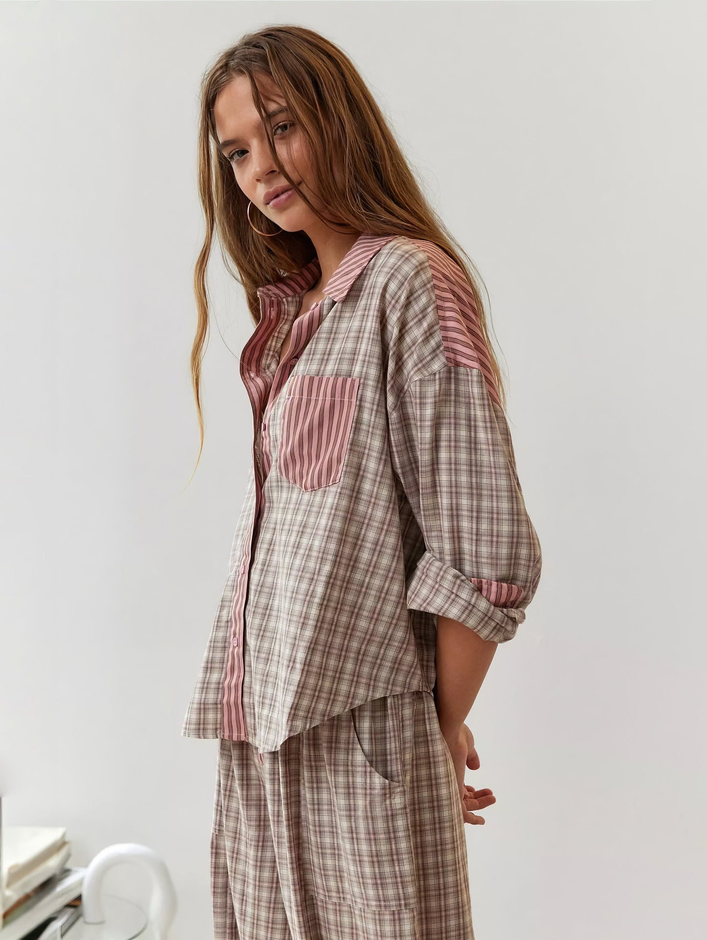Pyjama-Set élégant pour femme, style décontracté, idéal pour des nuits relaxantes