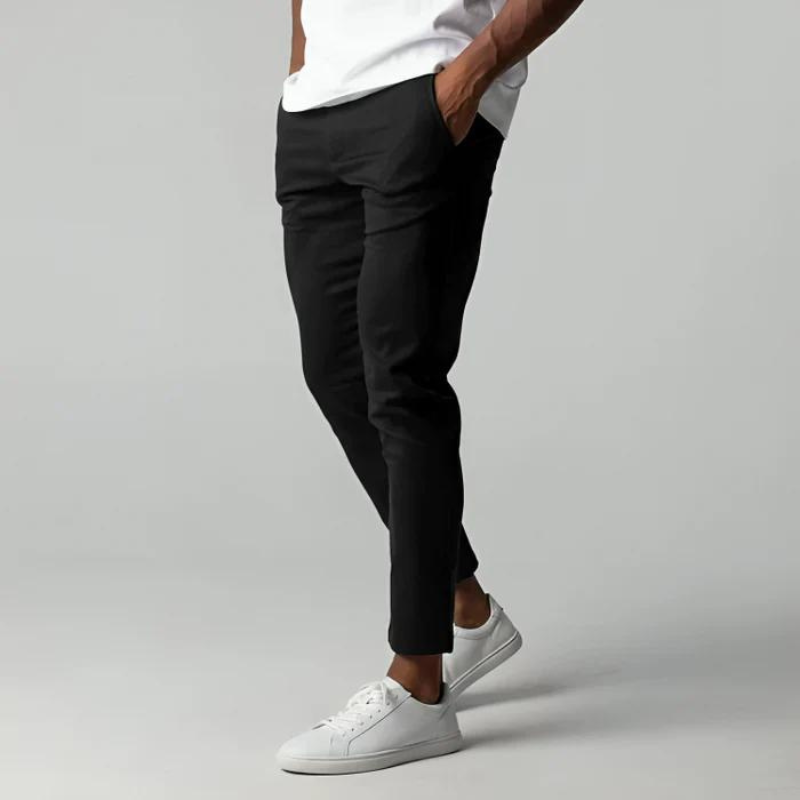 Elegante en veelzijdige herenchino met moderne pasvorm – stedelijke stijl en dagelijks comfort