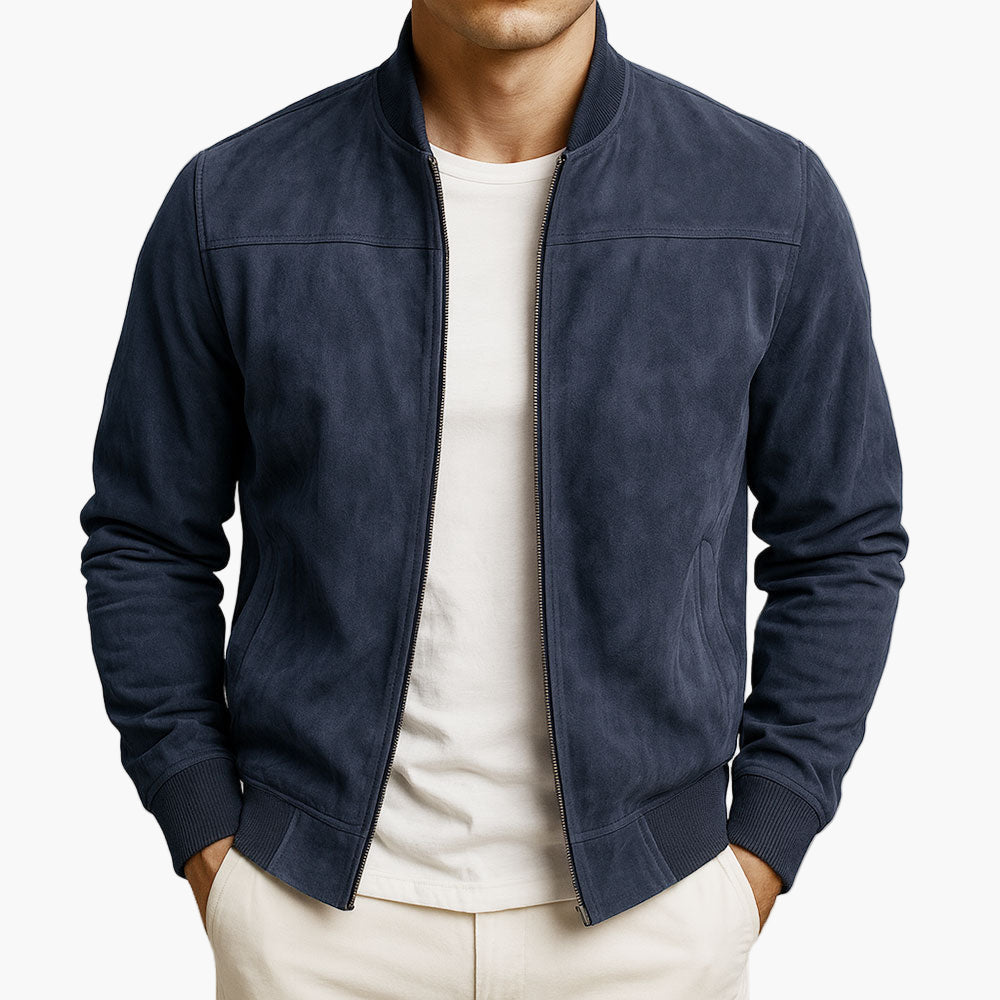 Chaqueta Bomber Hombre Estilo Moderno Elegante – Ideal para Atuendos Informales o Formales