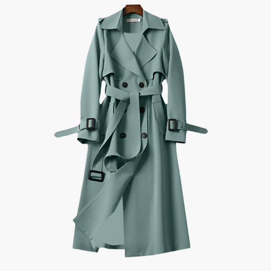 Elegant trenchcoat för dam i klassisk stil för alla tillfällen