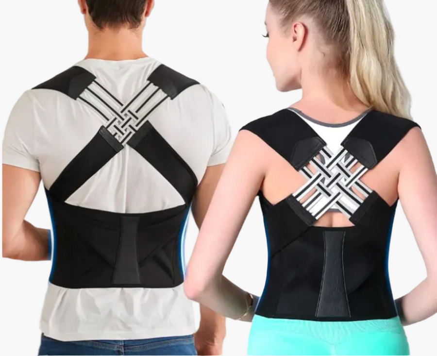 Correcteur de posture dorsal pour homme – Soutien ergonomique pour le dos et les épaules, maintien du dos, redresseur de posture