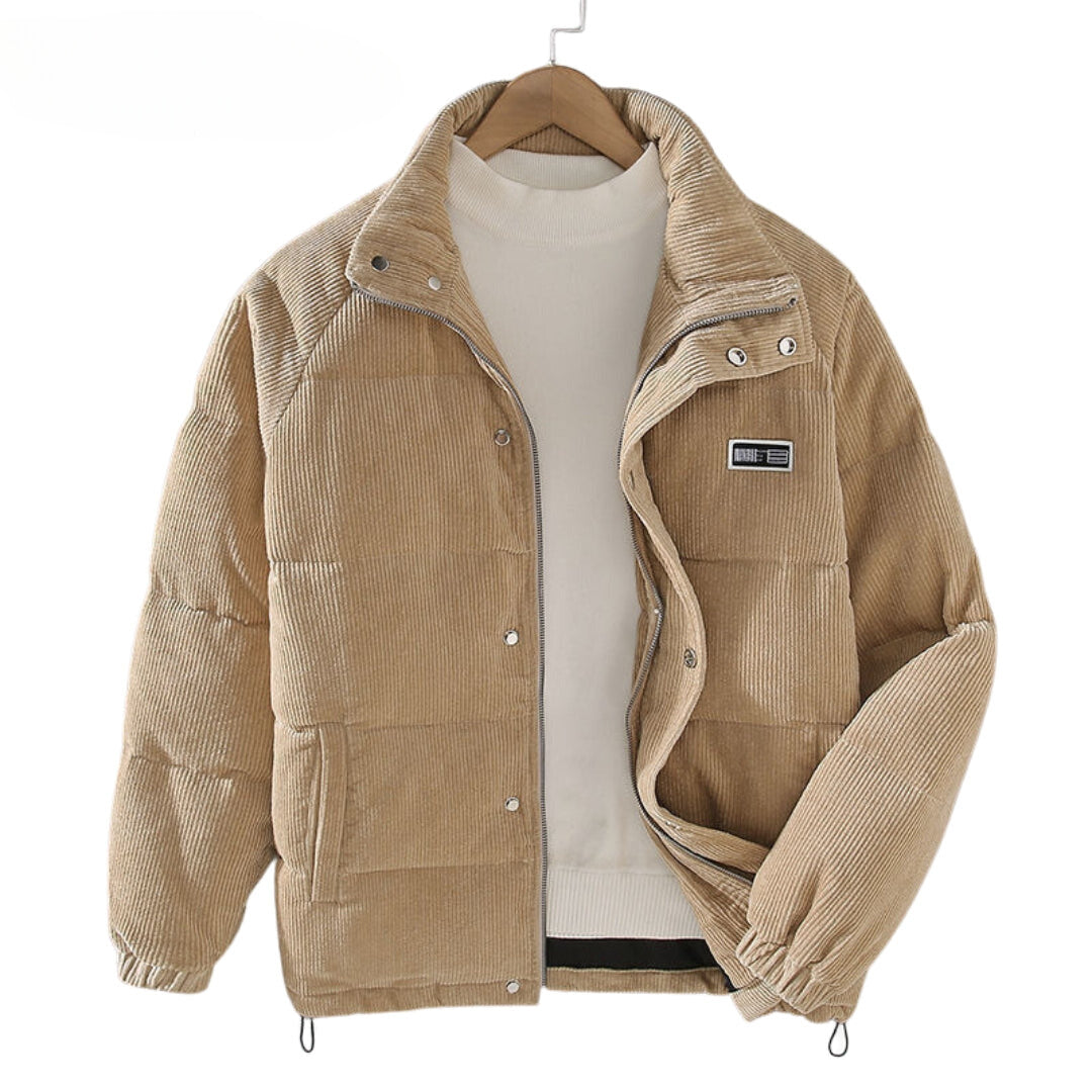 Chaqueta acolchada para hombre estilo urbano invierno – Abrigo acolchado cálido y ligero para ciudad y senderismo