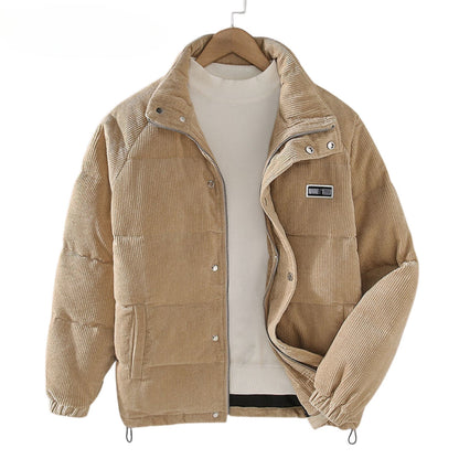 Chaqueta acolchada para hombre estilo urbano invierno – Abrigo acolchado cálido y ligero para ciudad y senderismo