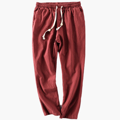 Herrenhose im japanischen urbanen Stil – Gerade, vielseitige Passform