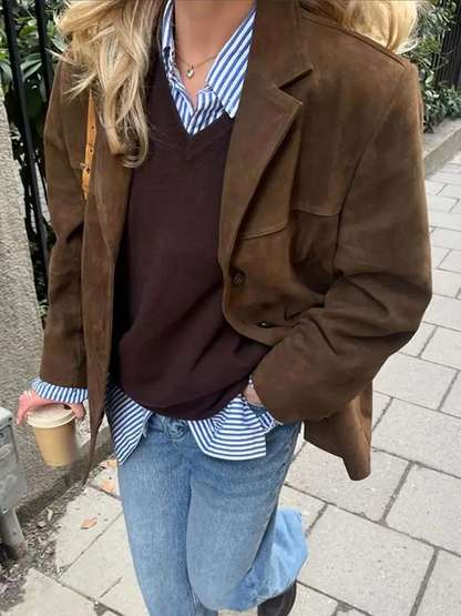 Cappotto trench oversize stile elegante per donna – Ideale per autunno e inverno
