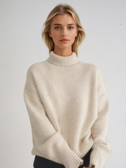Loose turtleneck sweater Korean style for women – Chic and casual autumn/winter fashion