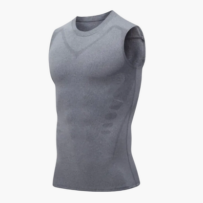 Débardeur Gainant Homme Sculptant Compression Sport et Posture