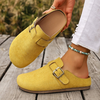 Sabots Mules Décontractés Femme avec Boucle – Style Classique Polyvalent pour Usage Quotidien