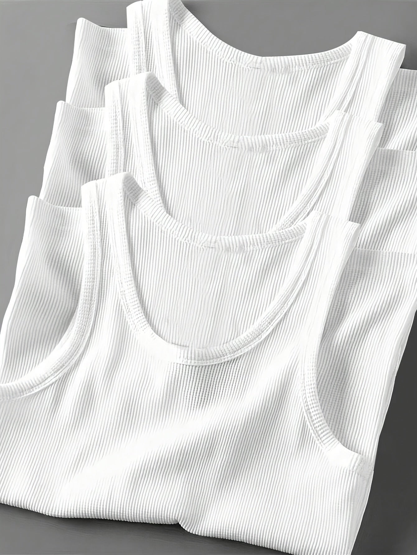 Débardeur côtelé homme style sport pour entraînement et superpositions quotidiennes