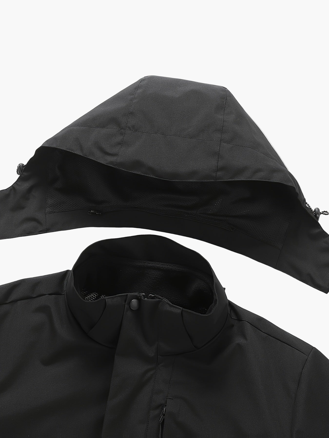 3-i-1 softshelljakke for herre med hette i urban avslappet stil
