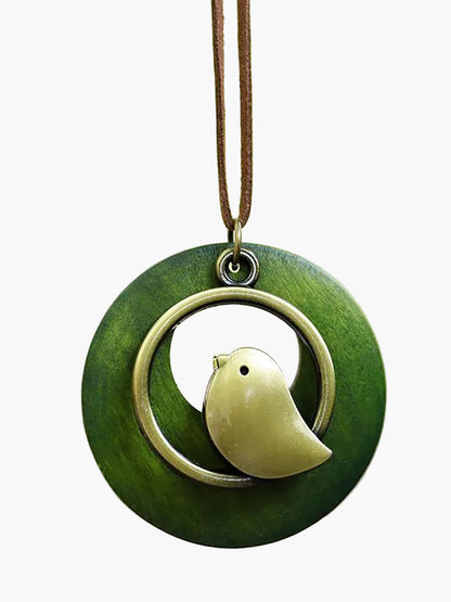 Ronde Hanger Ketting Retro Stijl Uniseks voor Geschenk of Reis