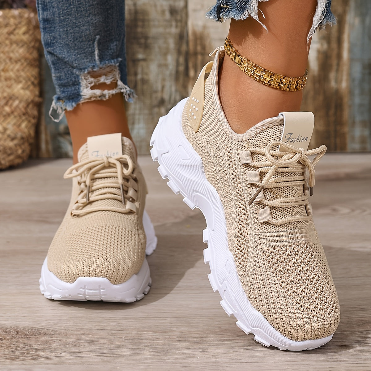 Baskets de sport femme ultra-légères style running pour loisirs et marche
