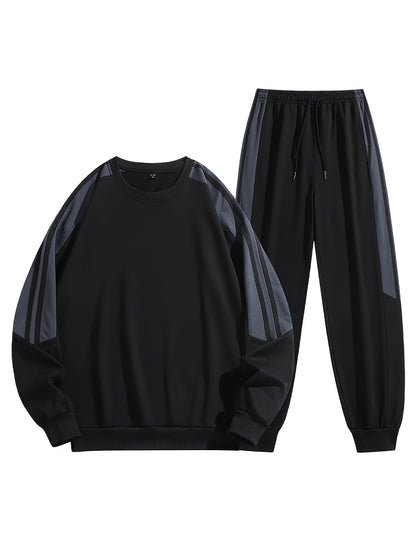 Herretøjssæt i afslappet sportsstil, langærmet, ideel til efterår/vinter