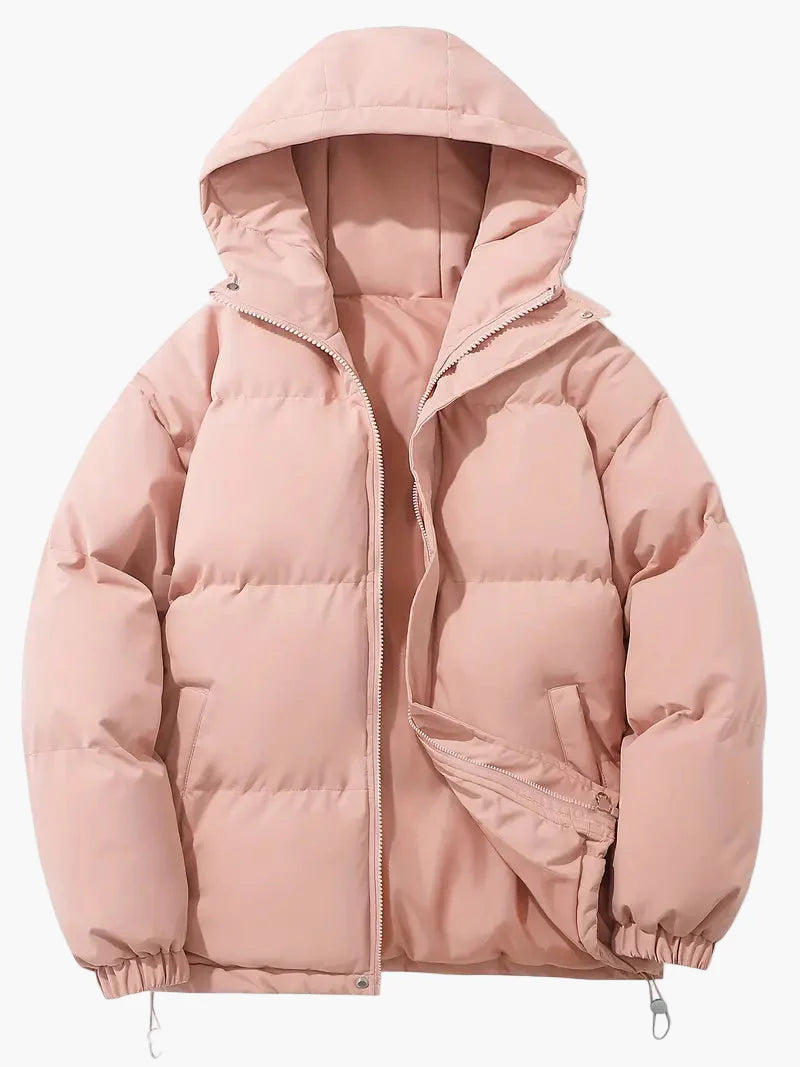 Heren donsjack met capuchon klassieke stijl voor de winter – Elegantie en stedelijke warmte