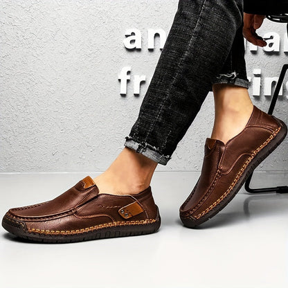 Mocassins décontractés homme style vintage pour usage quotidien