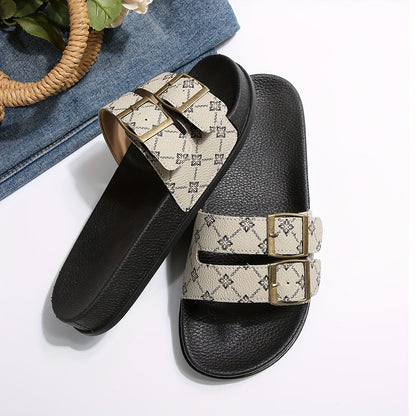 Sandales à double bride pour femme style urbain confort quotidien