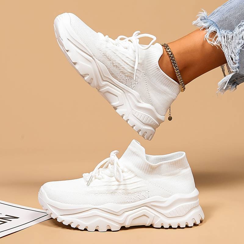 Baskets orthopédiques femme semelle chunky confort quotidien style moderne