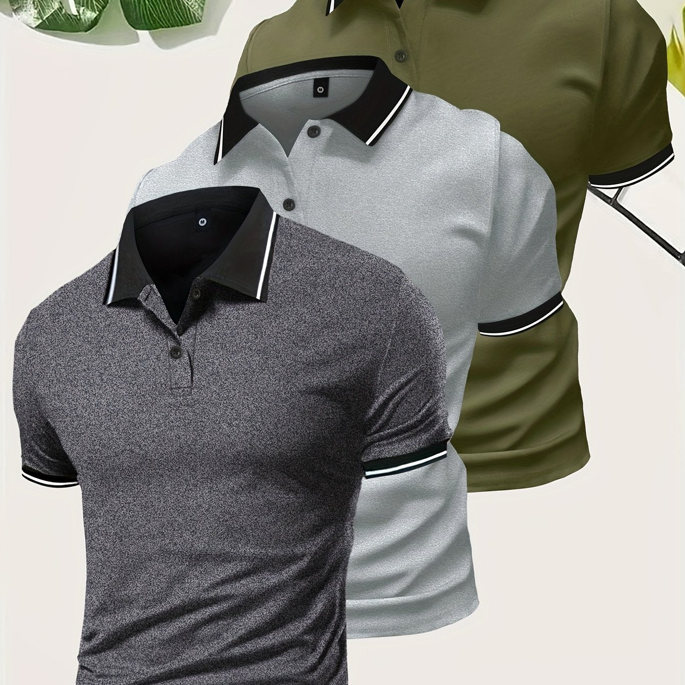 Polo casual pour homme style urbain – Élégance décontractée pour sorties et loisirs