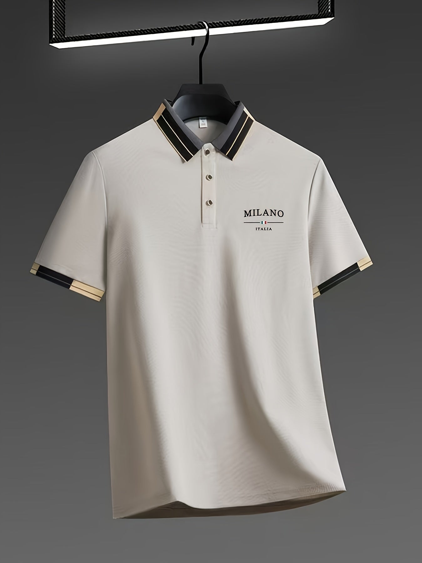 Polo homme élégant style italien MILANO pour look casual chic