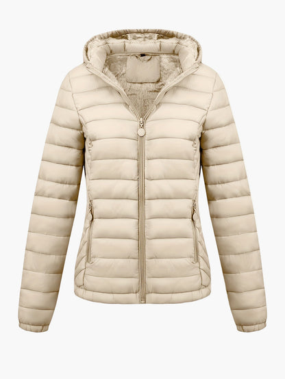 Women's Hooded Down Jacket Versatile Urban Style