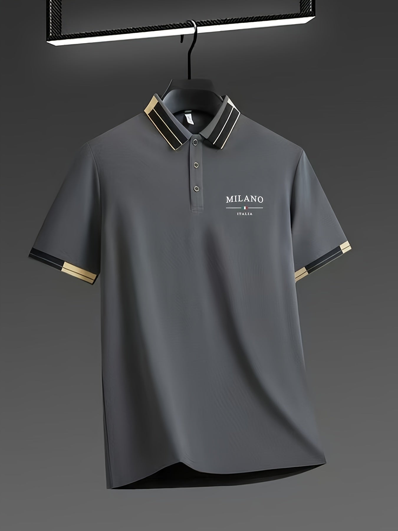 Polo homme élégant style italien MILANO pour look casual chic