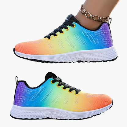 Damesports-sneakers med komfort til gåture og fitness i afslappet stil