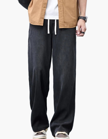 Pantalón casual de pierna recta para hombre estilo urbano para ocio y fin de semana