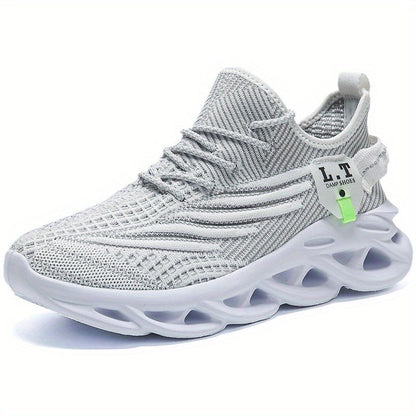 Herresportssko urban stil med futuristisk sål og bred komfort